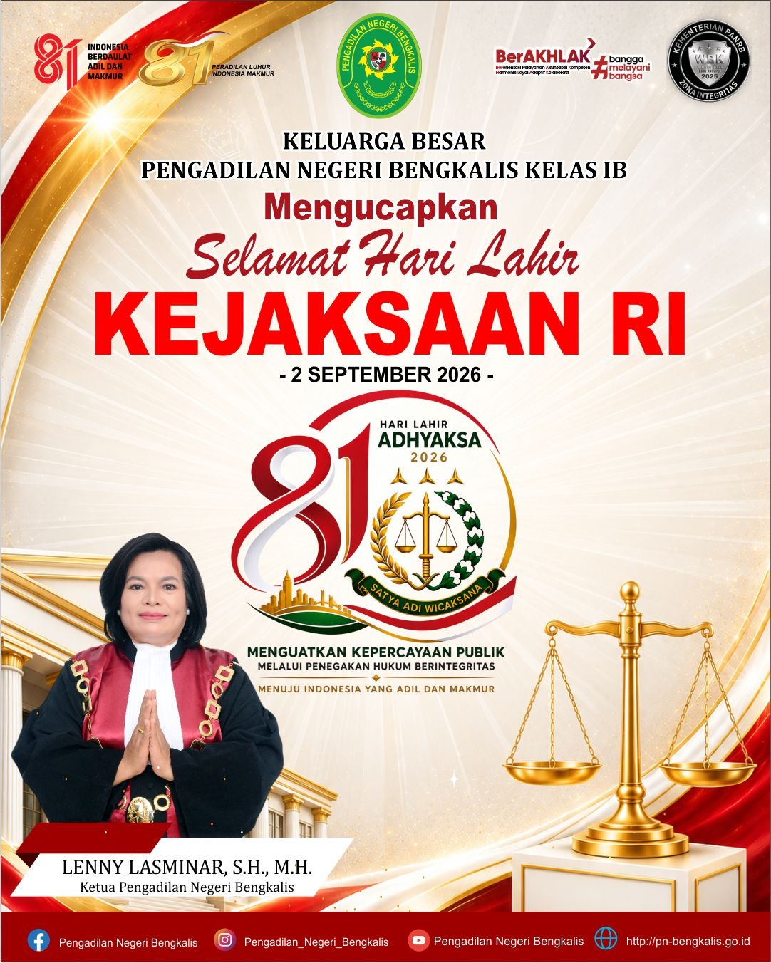 selamat hari lahir kejaksaan tahun 2026